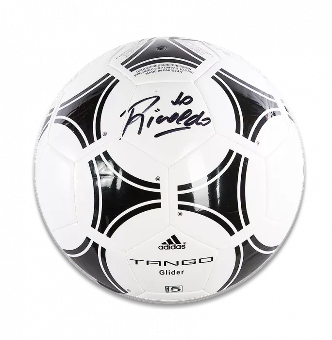 icons Rivaldo Signed Adidas Tango Ball