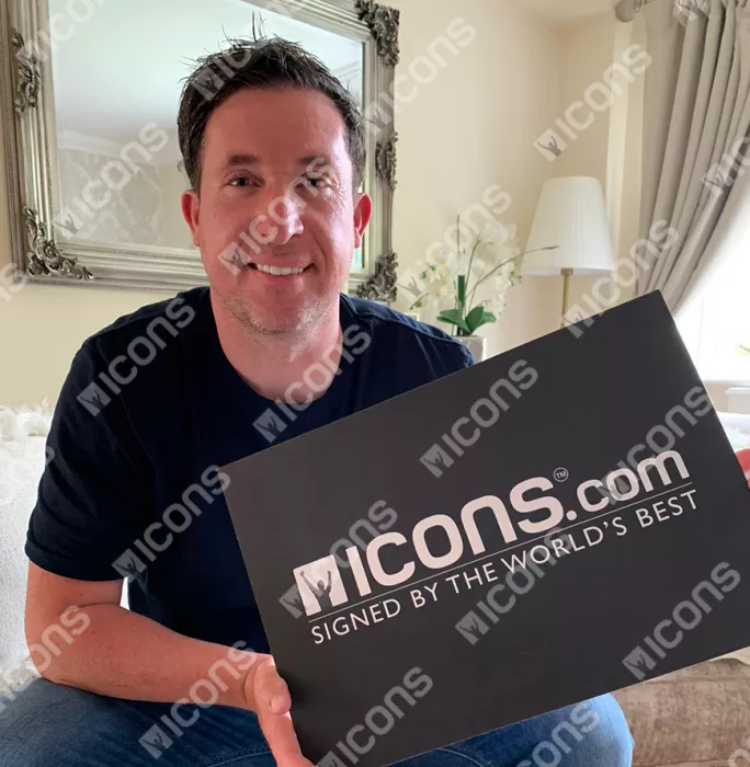 Icons Robbie Fowler Signed Liverpool Photo