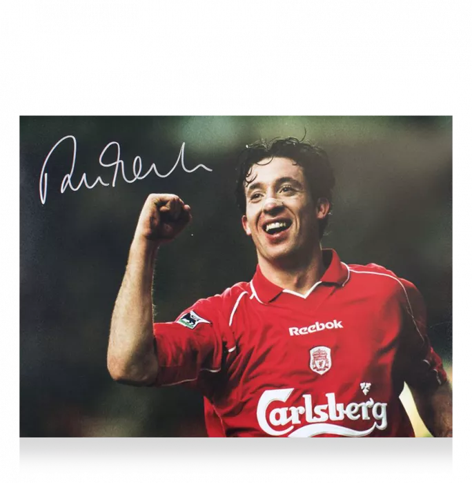 Icons Robbie Fowler Signed Liverpool Photo