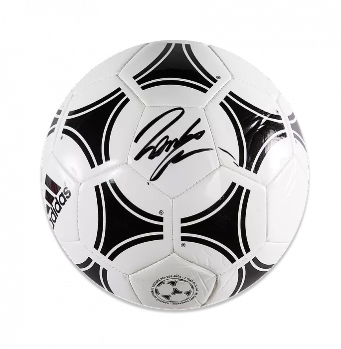 Icons Roberto Carlos Signed Adidas Tango Ball