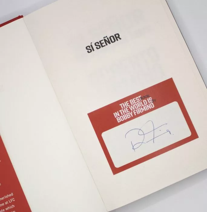 Icons Roberto Firmino Signed Book - Si Senor