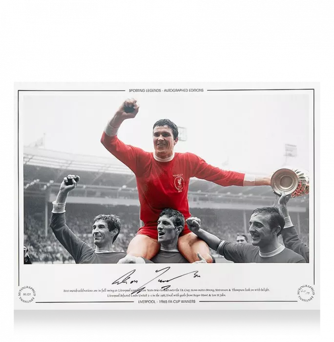 Icons Ron Yeats Signed Liverpool Photo