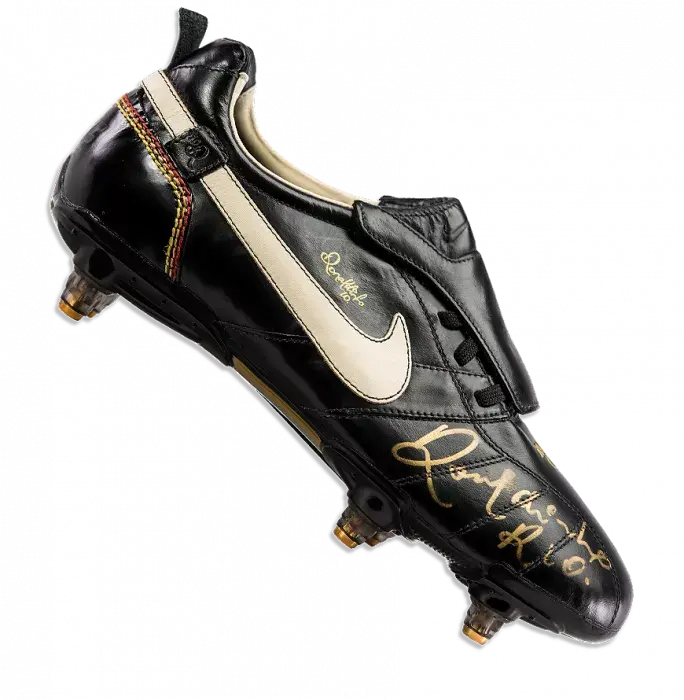 icons Ronaldinho Signed Black Nike Ronaldinho Boot