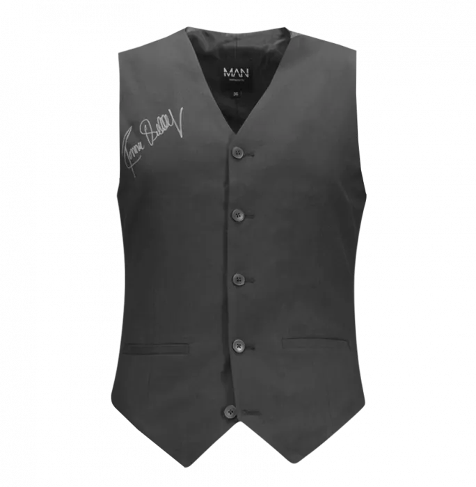 Icons Ronnie O'Sullivan Signed Black Waistcoat