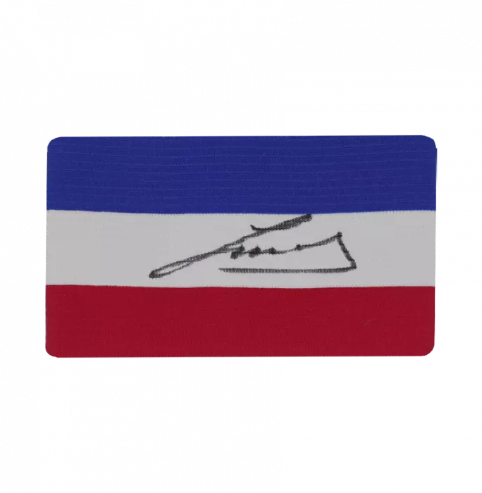 Icons Ruud Gullit Signed Captain's Armband - Blue