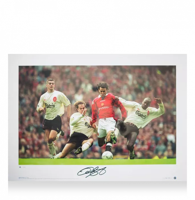 Icons Ryan Giggs Signed Manchester United Photo