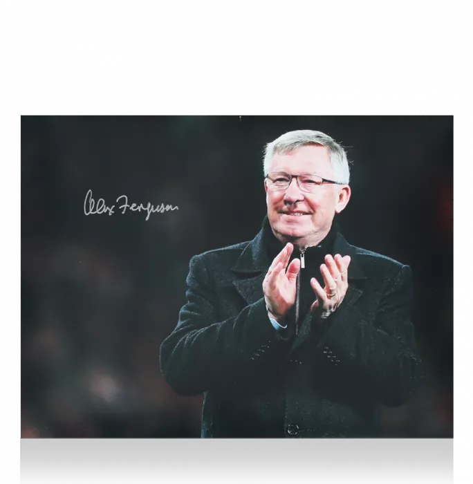 icons Sir Alex Ferguson Signed Photo: The Boss