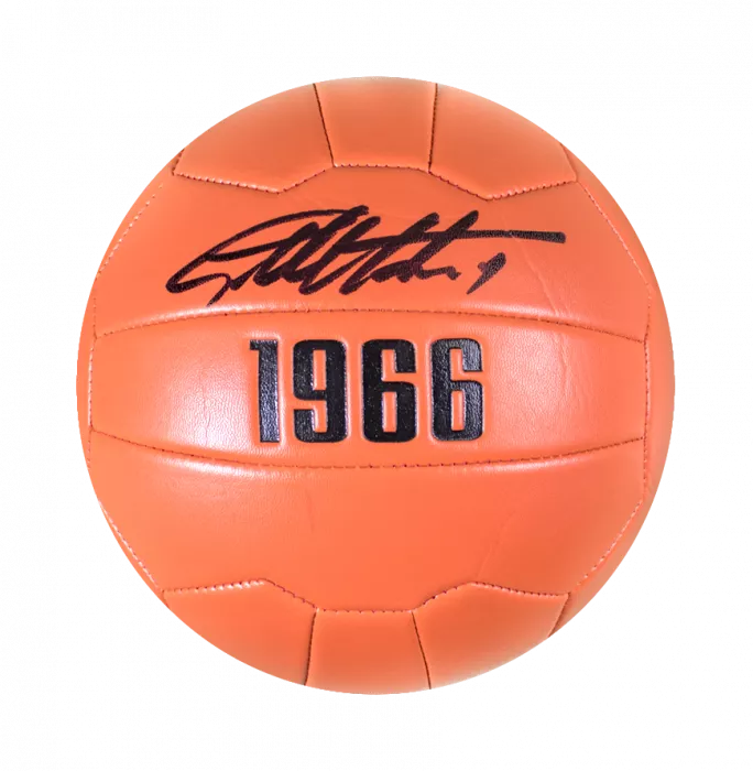 icons Sir Geoff Hurst Signed Retro 1966 Football