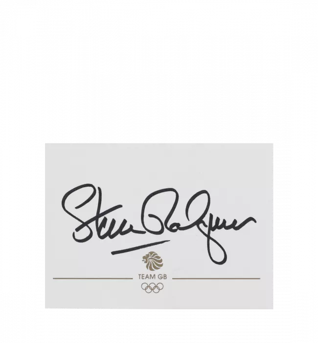 icons Sir Steve Redgrave Signed Team GB Card