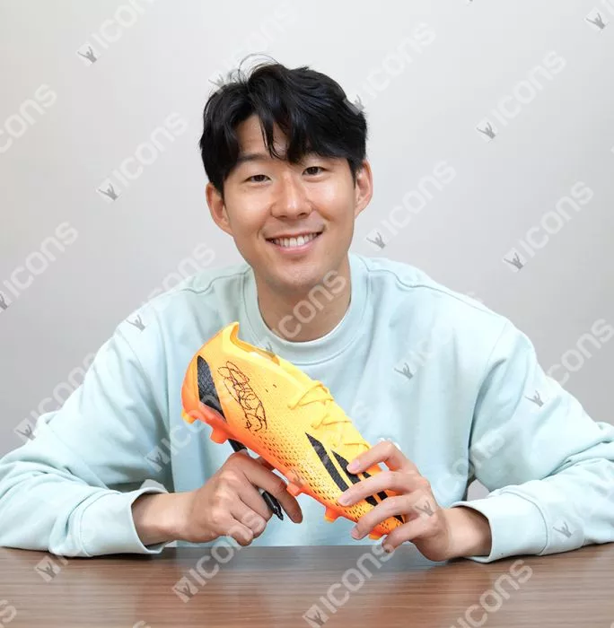 Icons Son Heung-min Signed Adidas X Boot Orange