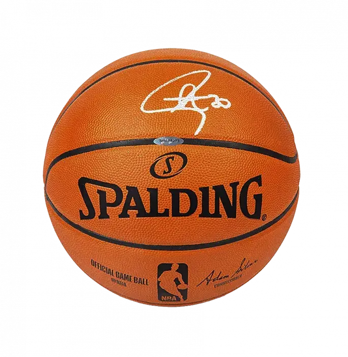 Icons Stephen Curry Signed Spalding NBA Basketball