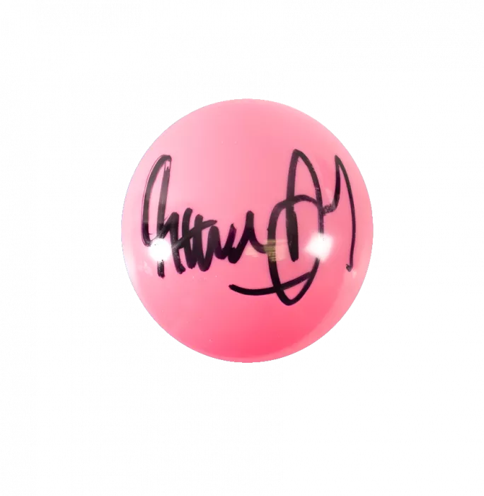 icons Steve Davis Signed Pink Snooker Ball