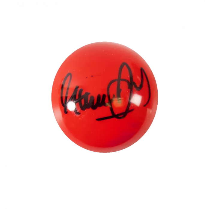icons Steve Davis Signed Red Snooker Ball