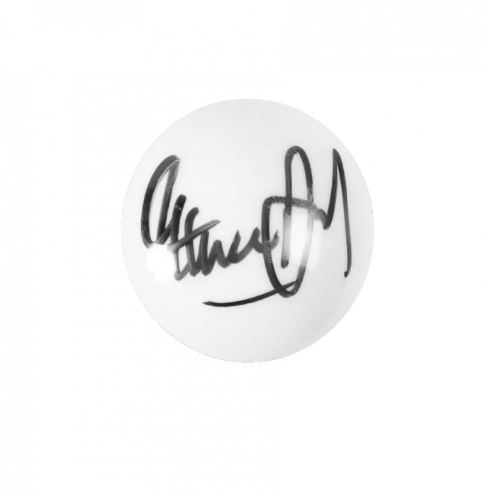 Icons Steve Davis Signed White Snooker Ball