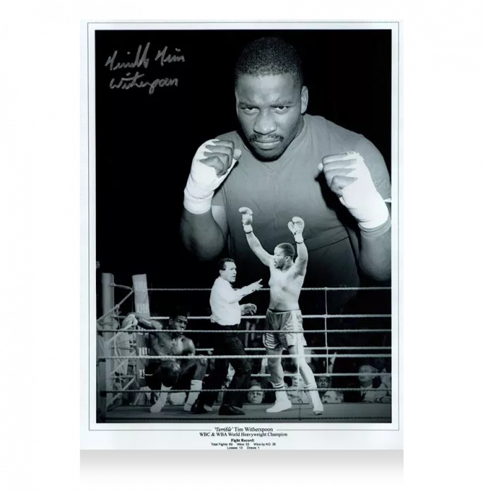 icons Tim Witherspoon Signed Photo