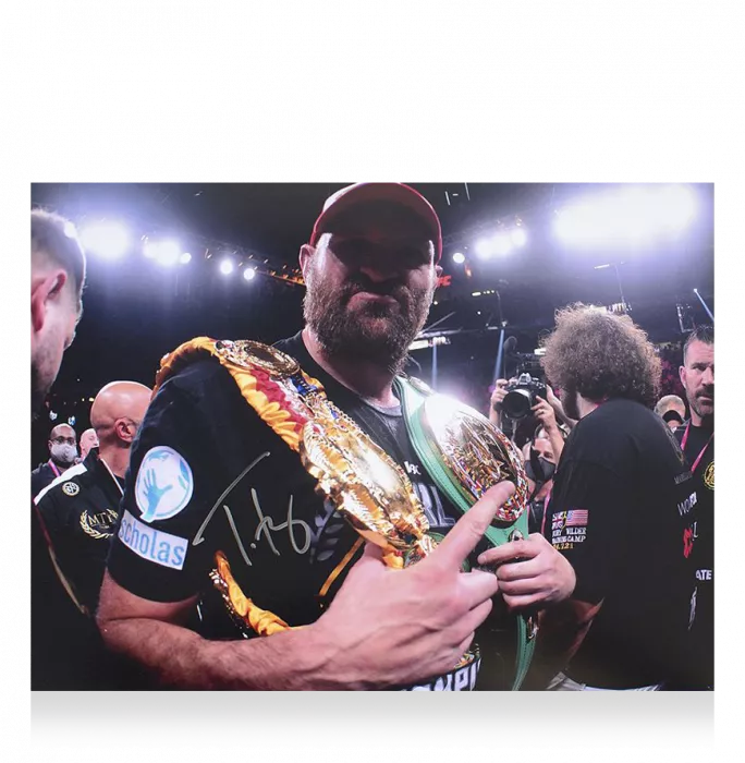 icons Tyson Fury Signed Photo