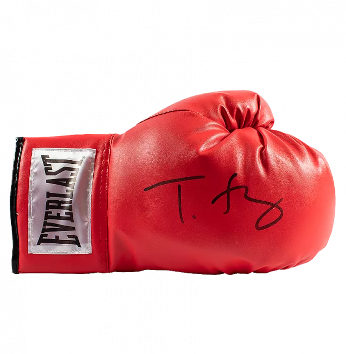 Icons Tyson Fury Signed Red Everlast Boxing Glove