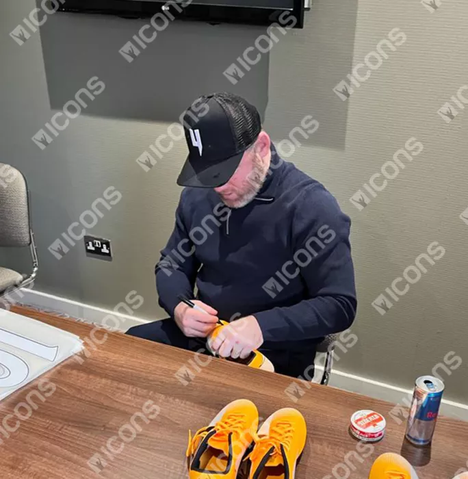 Icons Wayne Rooney Signed Nike Boot