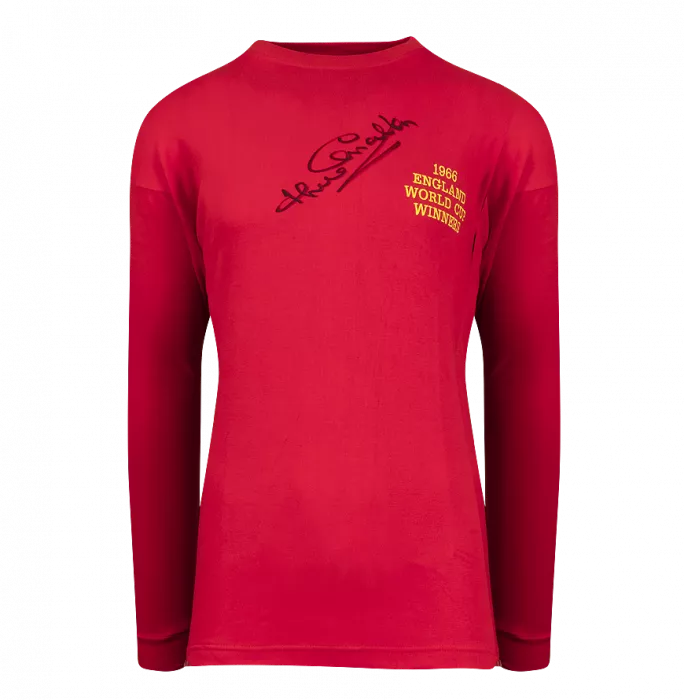 icons Jack Charlton Signed 1966 England World Cup Winners Shirt