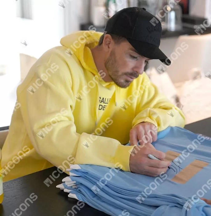 Icons Jack Grealish Back Signed Manchester City 2023-24 Home Shirt: Signed Under Number