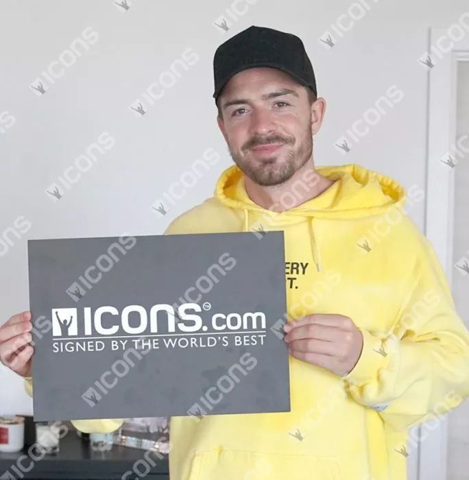 Icons Jack Grealish & Erling Haaland Back Signed Manchester City 2023-24 Home Shirt: Champions Of Europe Edition