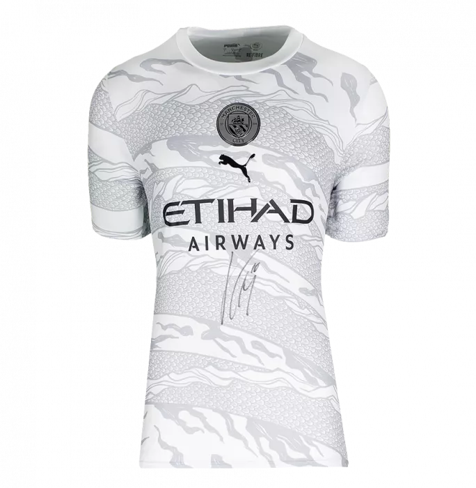 icons Jack Grealish Front Signed Manchester City 2023-24 Shirt: Year of the Dragon Edition