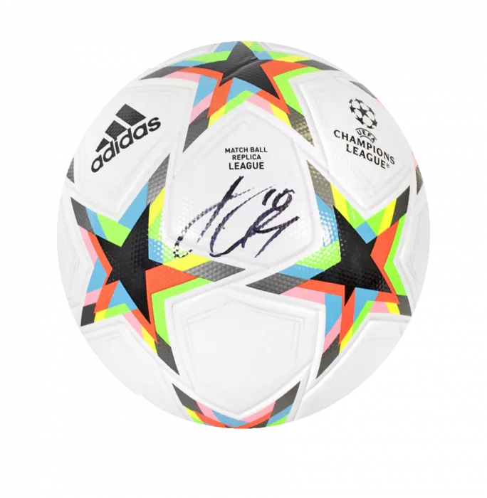 Icons Jack Grealish Official UEFA Champions League Signed Football In Acrylic Case