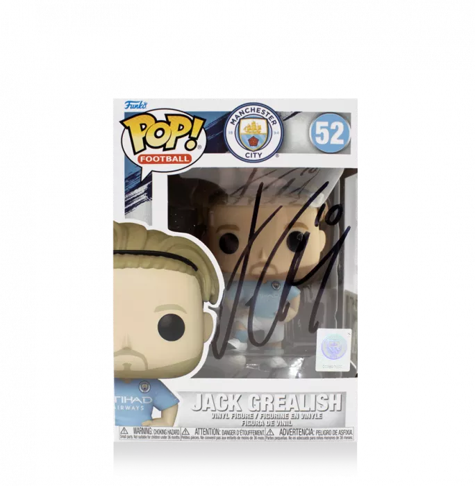 icons Jack Grealish Signed Manchester City Funko Pop