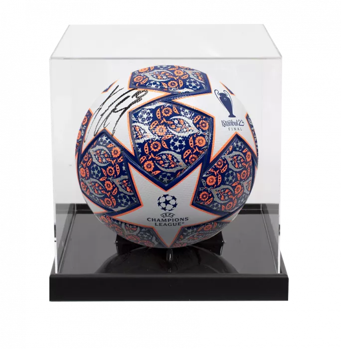 icons Jack Grealish Signed UEFA Champions League Final Football In Acrylic Case