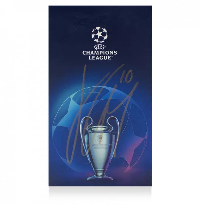 icons Jack Grealish Signed UEFA Champions League Trophy