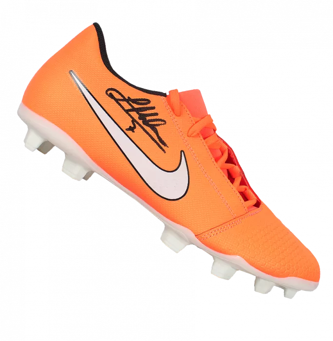 Icons James Milner Signed Orange Nike Phantom Venom Boot