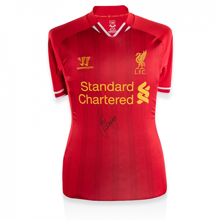 icons Jamie Carragher Front Signed Liverpool 2013-14 Home Shirt