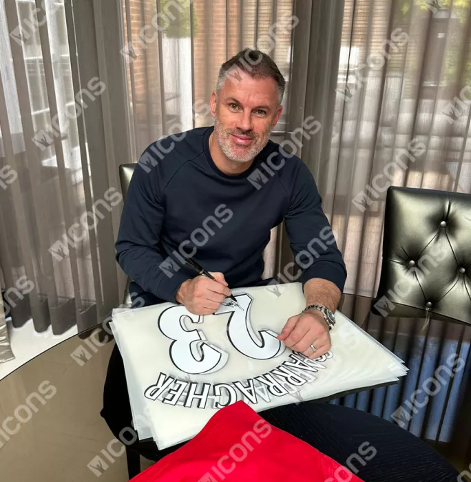 Icons Jamie Carragher & John Arne Riise Signed Liverpool Shirts In Classic Dual Frame