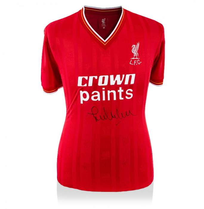 Icons Jan Molby Front Signed Liverpool 1986 Home Shirt