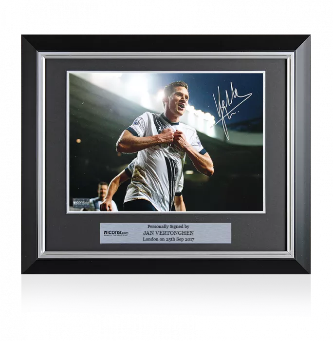 icons Jan Vertonghen Signed and Framed Tottenham Hotspur Photo