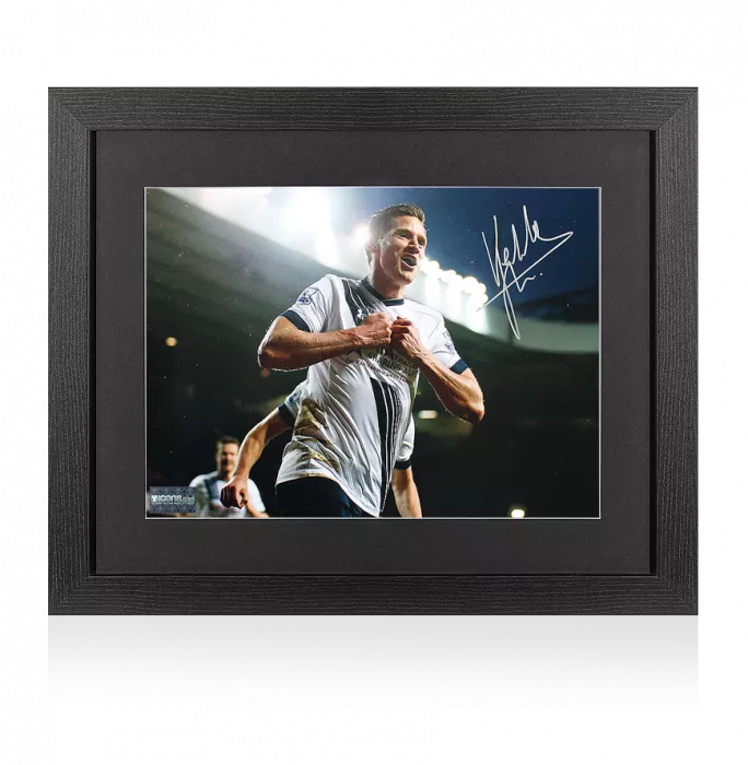 icons Jan Vertonghen Signed Tottenham Hotspur Photo In Black Wooden Frame
