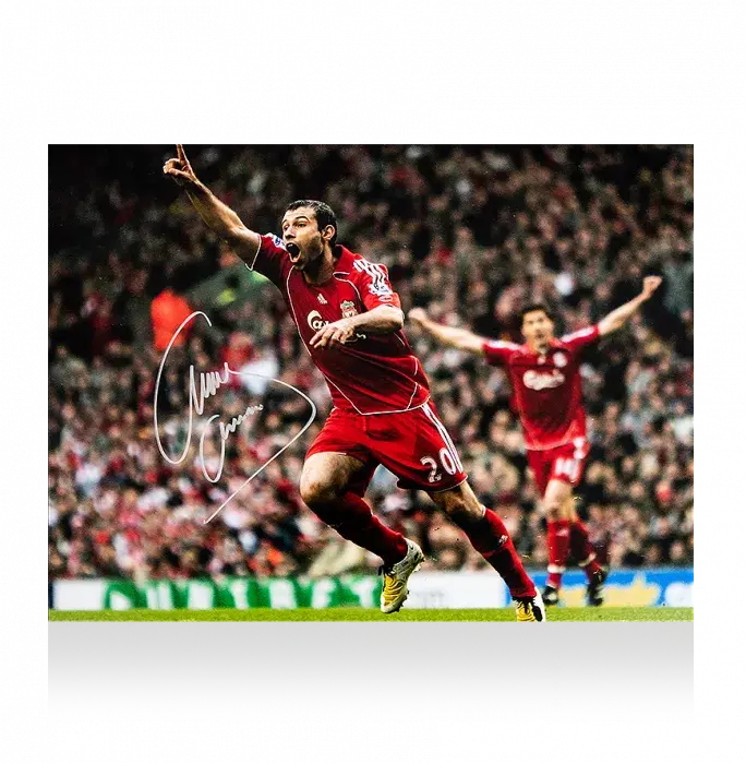 icons Javier Mascherano Signed Liverpool Photo: Anfield Goal