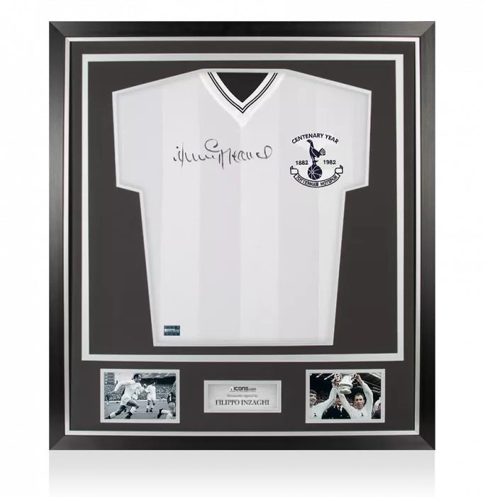 icons Jimmy Greaves Front Signed Tottenham Hotspur Special Edition Centenary Shirt In Classic Frame