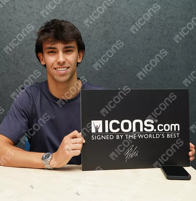 Icons Joao Felix Back Signed Portugal 2020-21 Home Shirt: "Se Igual A Ti Mesmo" Edition