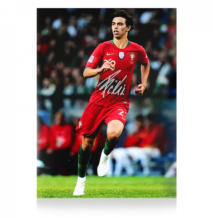 icons Joao Felix Signed Portugal Photo: 2019 UEFA Nations League Winner