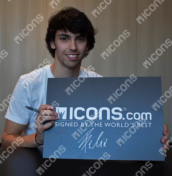 Icons Joao Felix Signed Silver Adidas Copa 19 Boot In Bubble Frame: Option 1