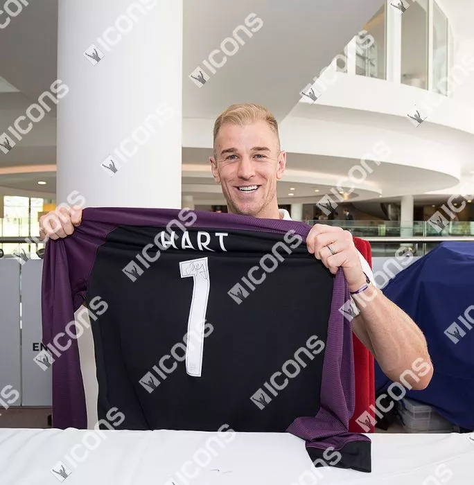 Icons Joe Hart England Signed England 2016 Home Shirt