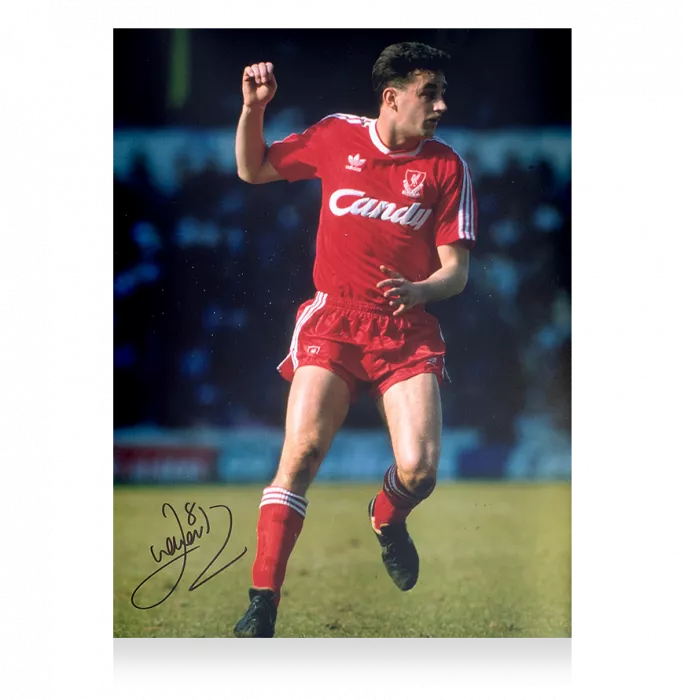 Icons John Aldridge Signed Liverpool FC Photo In Premium Photo Frame: Reds Icon