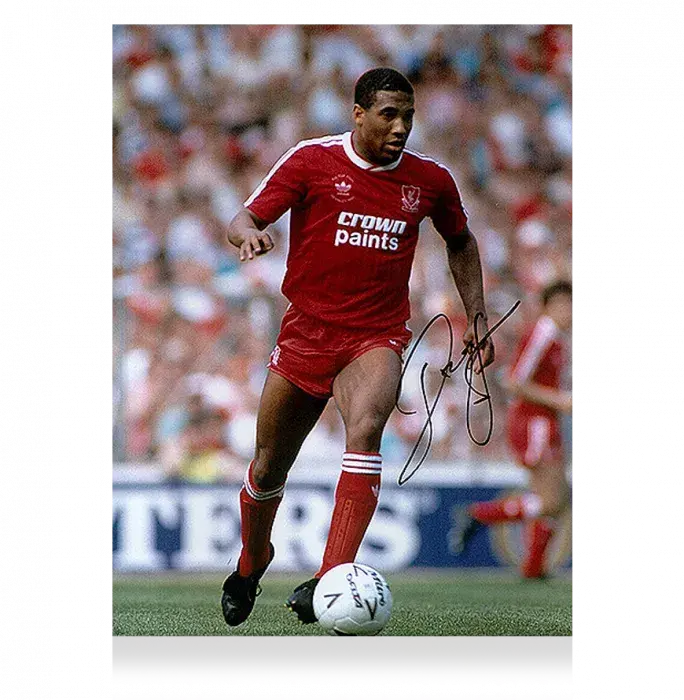 Icons John Barnes Signed Liverpool Photo: Reds Legend