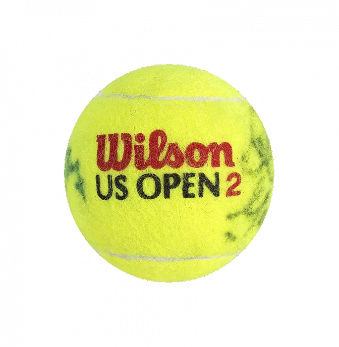 Icons John McEnroe & Bjorn Borg Dual Signed US Open Tennis Ball In Acrylic Case