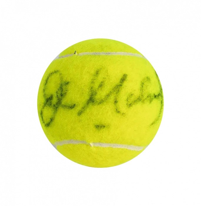 Icons John McEnroe Signed Wimbledon Tennis Ball In Acrylic Case