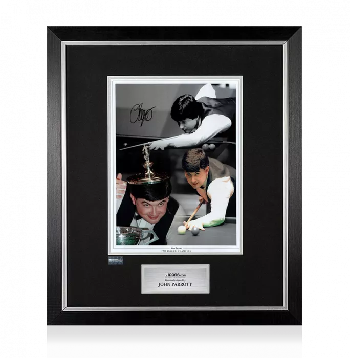 icons John Parrott Signed Photo In Premium Photo Frame