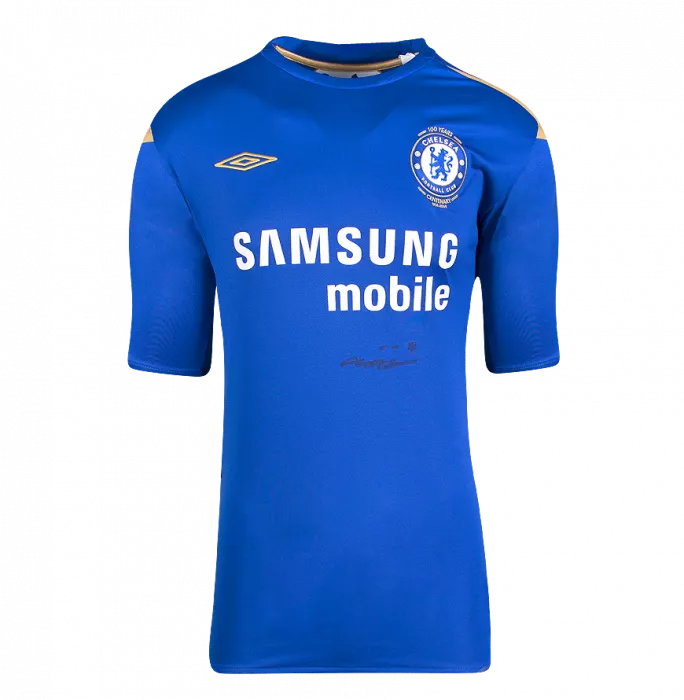 Icons John Terry Front Signed Chelsea 2005-06 Home Shirt In Classic Frame