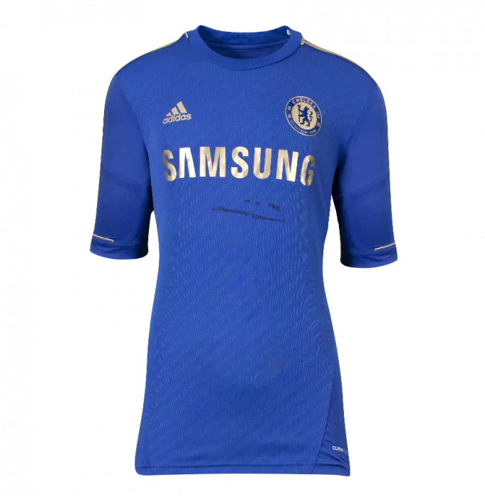 Icons John Terry Front Signed Chelsea 2012-13 Home Shirt In Classic Frame