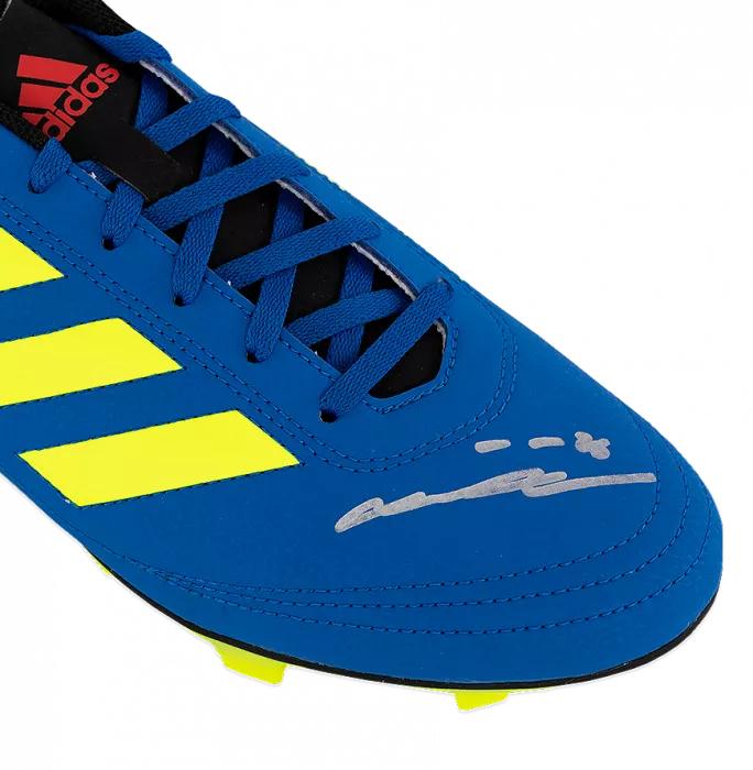 Icons John Terry Signed Blue And Yellow Adidas Boot
